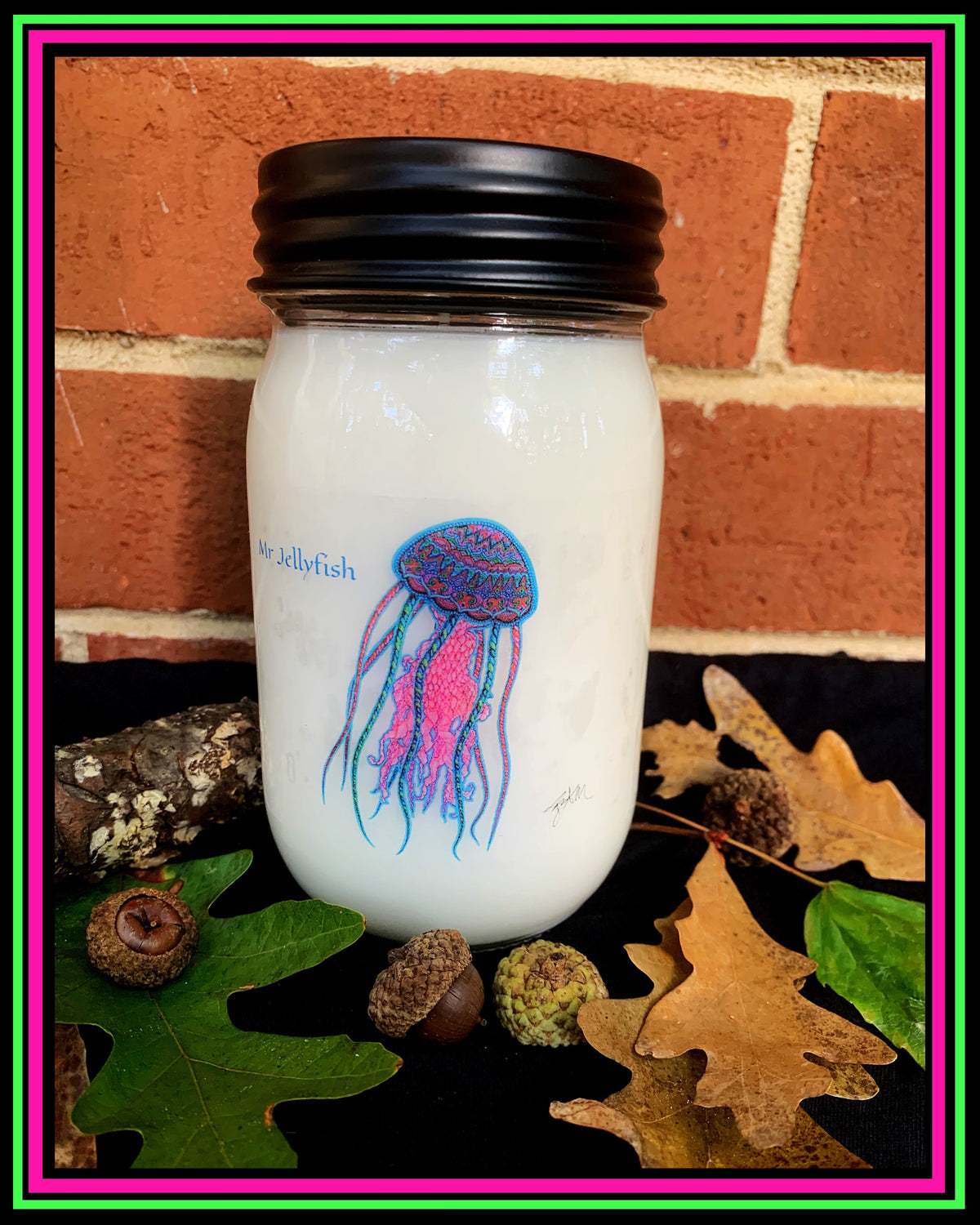 "Mr Octopus"-Arctic Ivy Scent-Artisan Candle