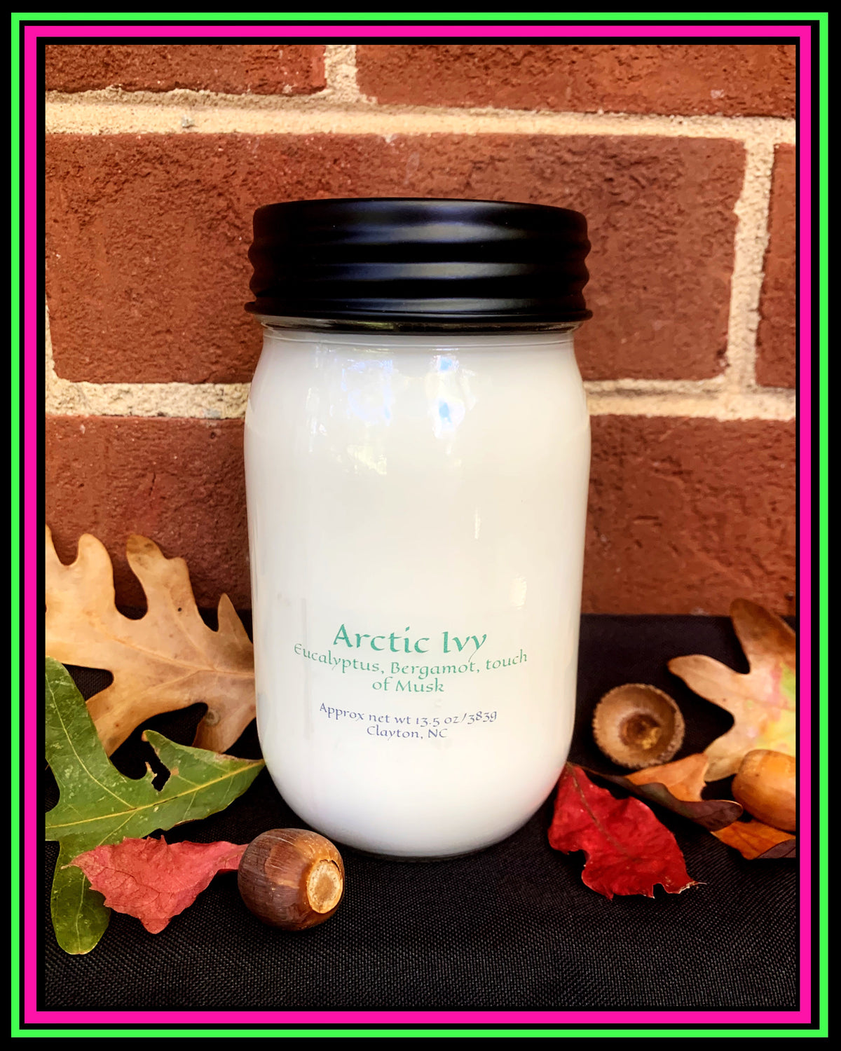 "Mr Octopus"-Arctic Ivy Scent-Artisan Candle