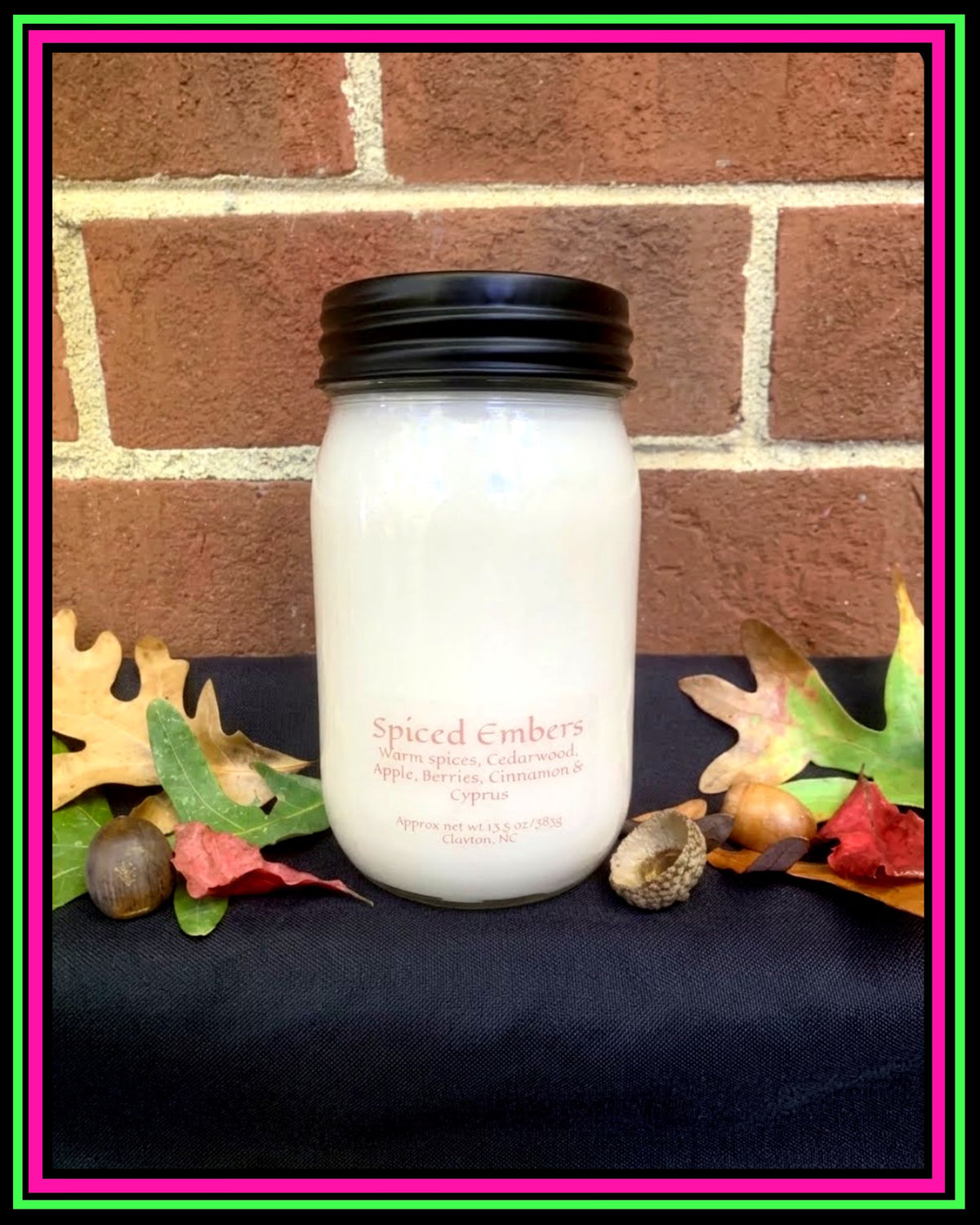 "Root Chakra"-Spiced Embers Scent-Artisan Candle
